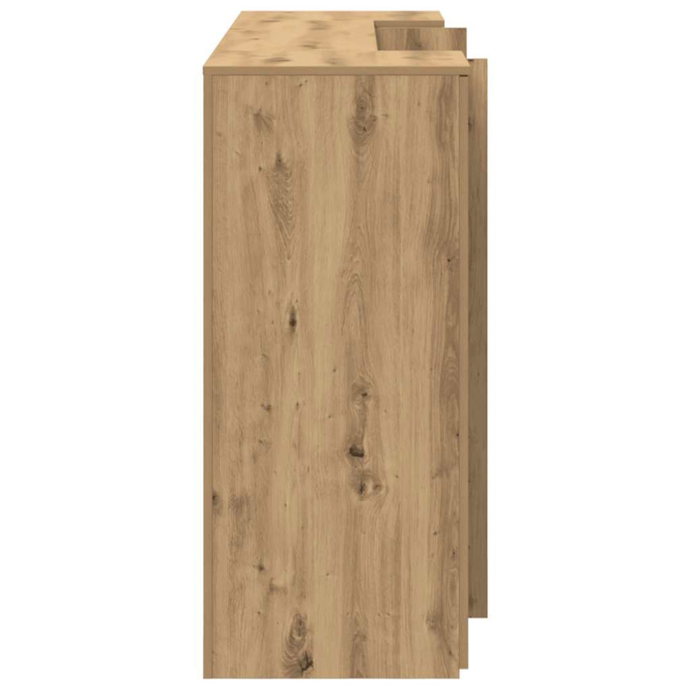 Produktbild för Receptionsdisk artisan ek 180x50x103,5 cm konstruerat trä