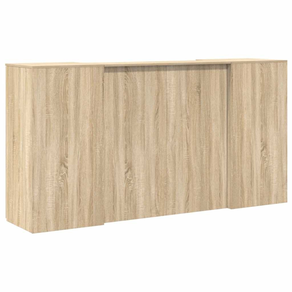 Produktbild för Receptionsdisk sonoma-ek 200x50x103,5 cm konstruerat trä