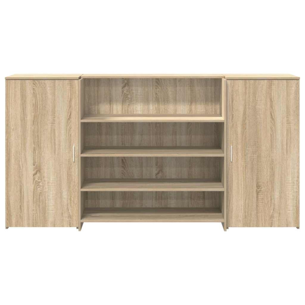 Produktbild för Receptionsdisk sonoma-ek 200x50x103,5 cm konstruerat trä