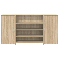 Produktbild för Receptionsdisk sonoma-ek 200x50x103,5 cm konstruerat trä