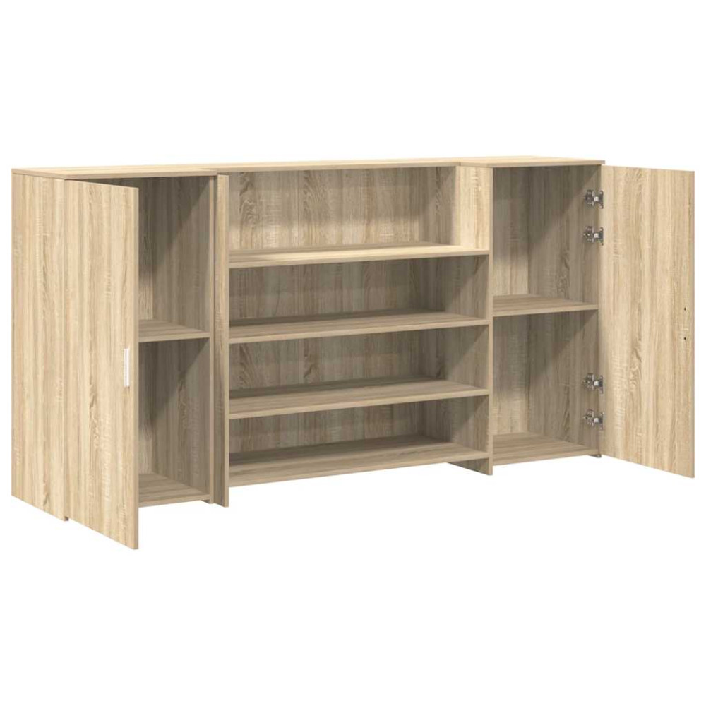 Produktbild för Receptionsdisk sonoma-ek 200x50x103,5 cm konstruerat trä