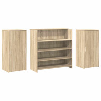 Produktbild för Receptionsdisk sonoma-ek 200x50x103,5 cm konstruerat trä