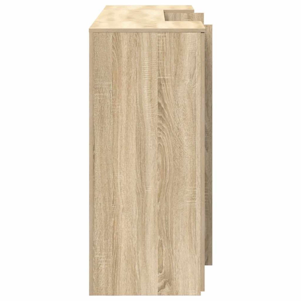 Produktbild för Receptionsdisk sonoma-ek 200x50x103,5 cm konstruerat trä