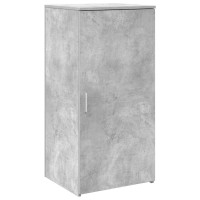Produktbild för Receptionsdisk betonggrå 200x50x103,5 cm konstruerat trä