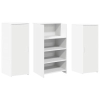 Produktbild för Receptionsdisk vit 135x50x103,5 cm konstruerat trä