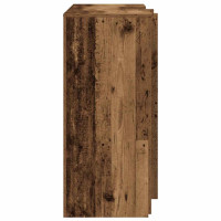 Produktbild för Receptionsdisk åldrat trä 135x50x103,5 cm konstruerat trä