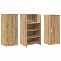 Produktbild för Receptionsdisk artisan ek 135x50x103,5 cm konstruerat trä
