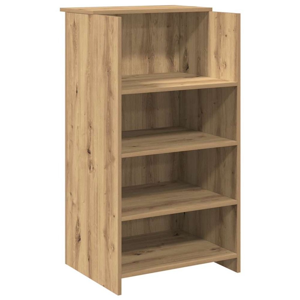 Produktbild för Receptionsdisk artisan ek 135x50x103,5 cm konstruerat trä