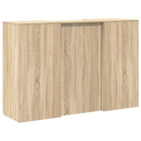 Produktbild för Receptionsdisk sonoma-ek 155x50x103,5 cm konstruerat trä