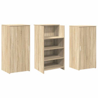 Produktbild för Receptionsdisk sonoma-ek 155x50x103,5 cm konstruerat trä