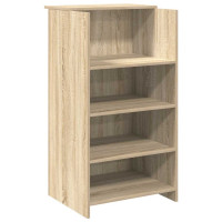 Produktbild för Receptionsdisk sonoma-ek 155x50x103,5 cm konstruerat trä