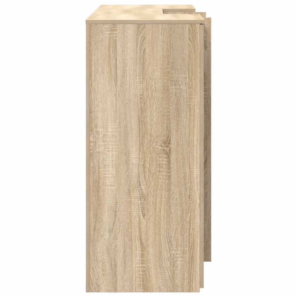 Produktbild för Receptionsdisk sonoma-ek 155x50x103,5 cm konstruerat trä