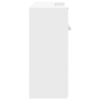 Produktbild för Receptionsdisk vit 180x50x103,5 cm konstruerat trä