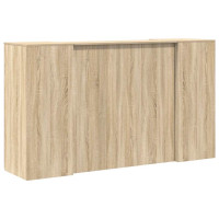 Produktbild för Receptionsdisk sonoma-ek 180x50x103,5 cm konstruerat trä