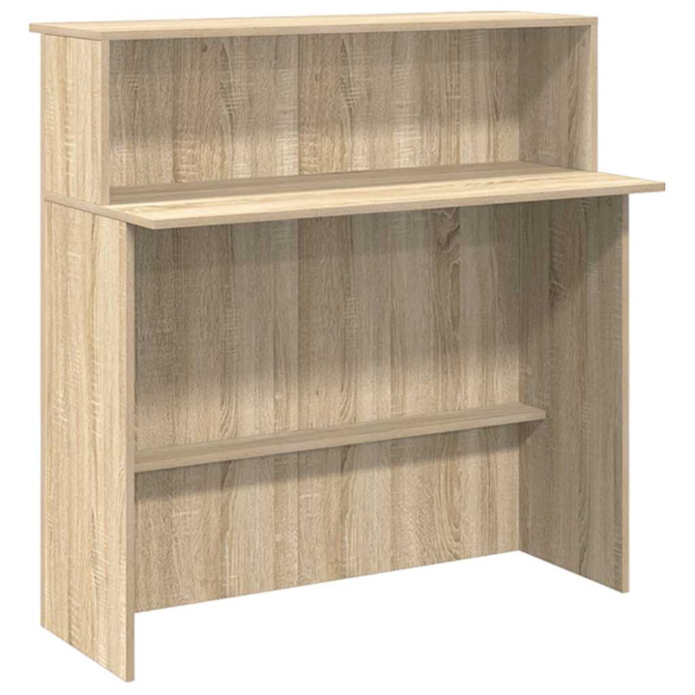 Produktbild för Receptionsdisk sonoma-ek 180x50x103,5 cm konstruerat trä