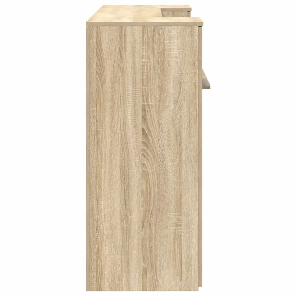 Produktbild för Receptionsdisk sonoma-ek 180x50x103,5 cm konstruerat trä
