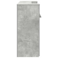Produktbild för Receptionsdisk betonggrå 180x50x103,5 cm konstruerat trä