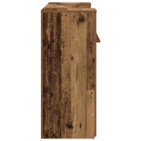 Produktbild för Receptionsdisk åldrat trä 180x50x103,5 cm konstruerat trä
