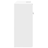 Produktbild för Receptionsdisk vit 200x50x103,5 cm konstruerat trä