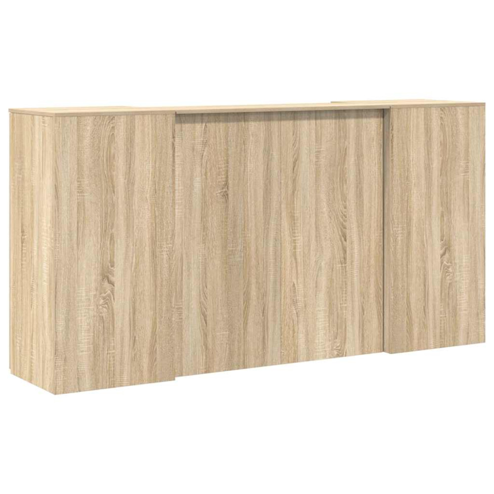 Produktbild för Receptionsdisk sonoma-ek 200x50x103,5 cm konstruerat trä