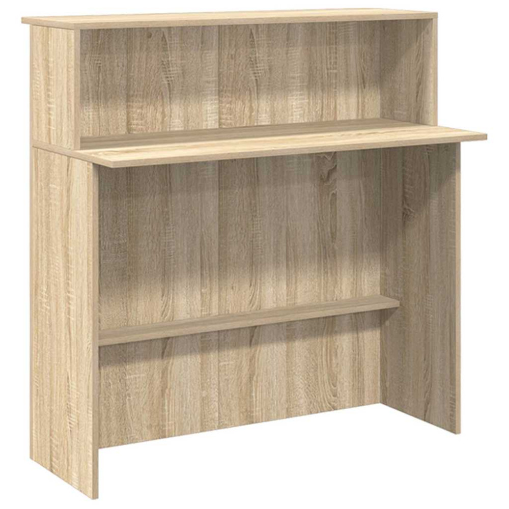 Produktbild för Receptionsdisk sonoma-ek 200x50x103,5 cm konstruerat trä