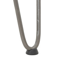 Produktbild för hårnålsben för konsolbord för konsolbord 4 st naturstål 72 cm massivt stål
