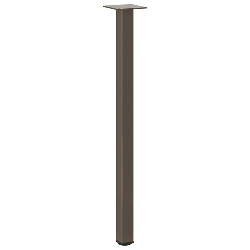 Produktbild för Konsolbordsben 4 st naturstål 72-74 cm stål