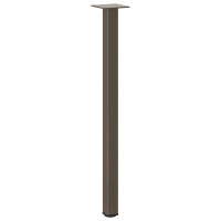 Produktbild för Konsolbordsben 4 st naturstål 72-74 cm stål