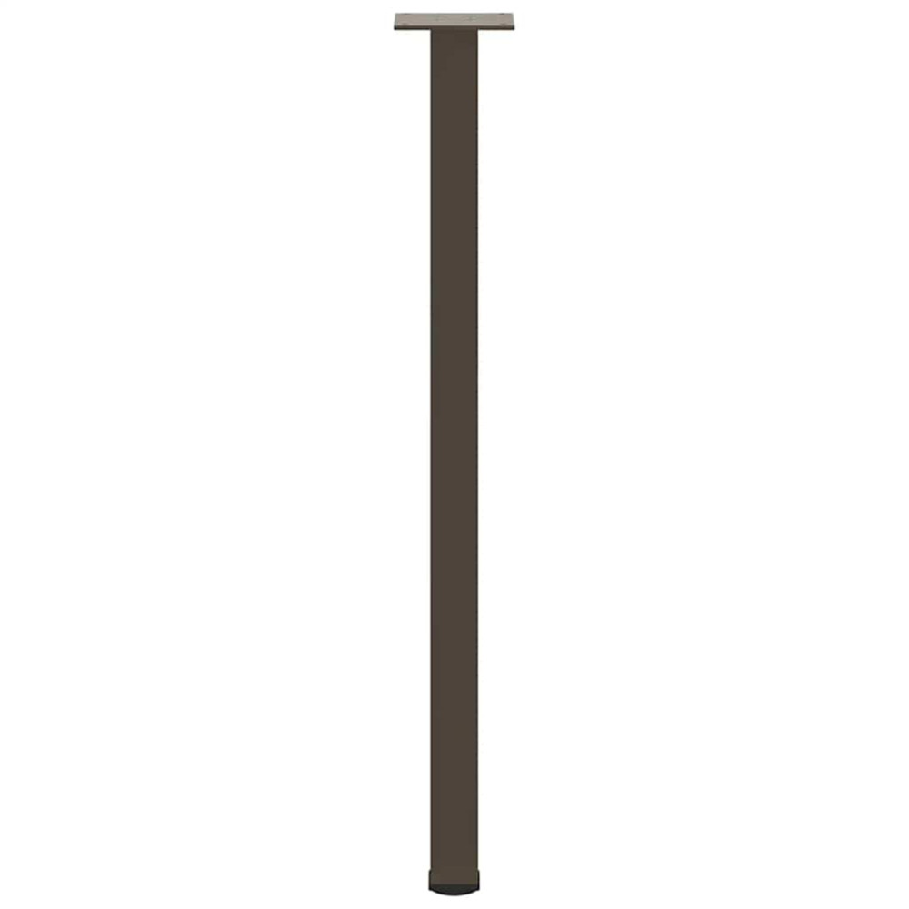 Produktbild för Konsolbordsben 4 st naturstål 72-74 cm stål