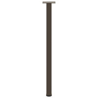 Produktbild för Konsolbordsben 4 st naturstål 72-74 cm stål