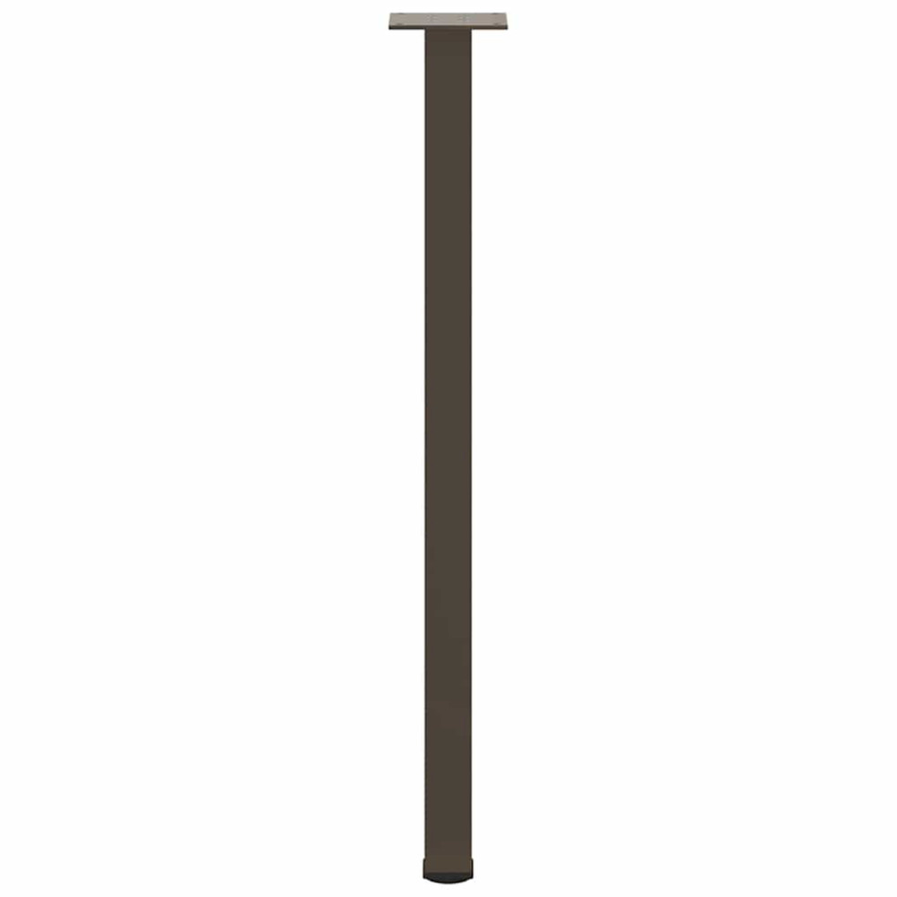 Produktbild för Konsolbordsben 4 st naturstål 72-74 cm stål