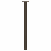 Produktbild för Konsolbordsben 4 st naturstål 72-74 cm stål