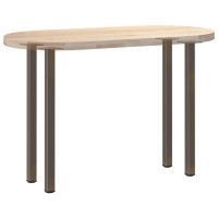 Produktbild för Konsolbordsben 4 st naturstål 72-74 cm stål