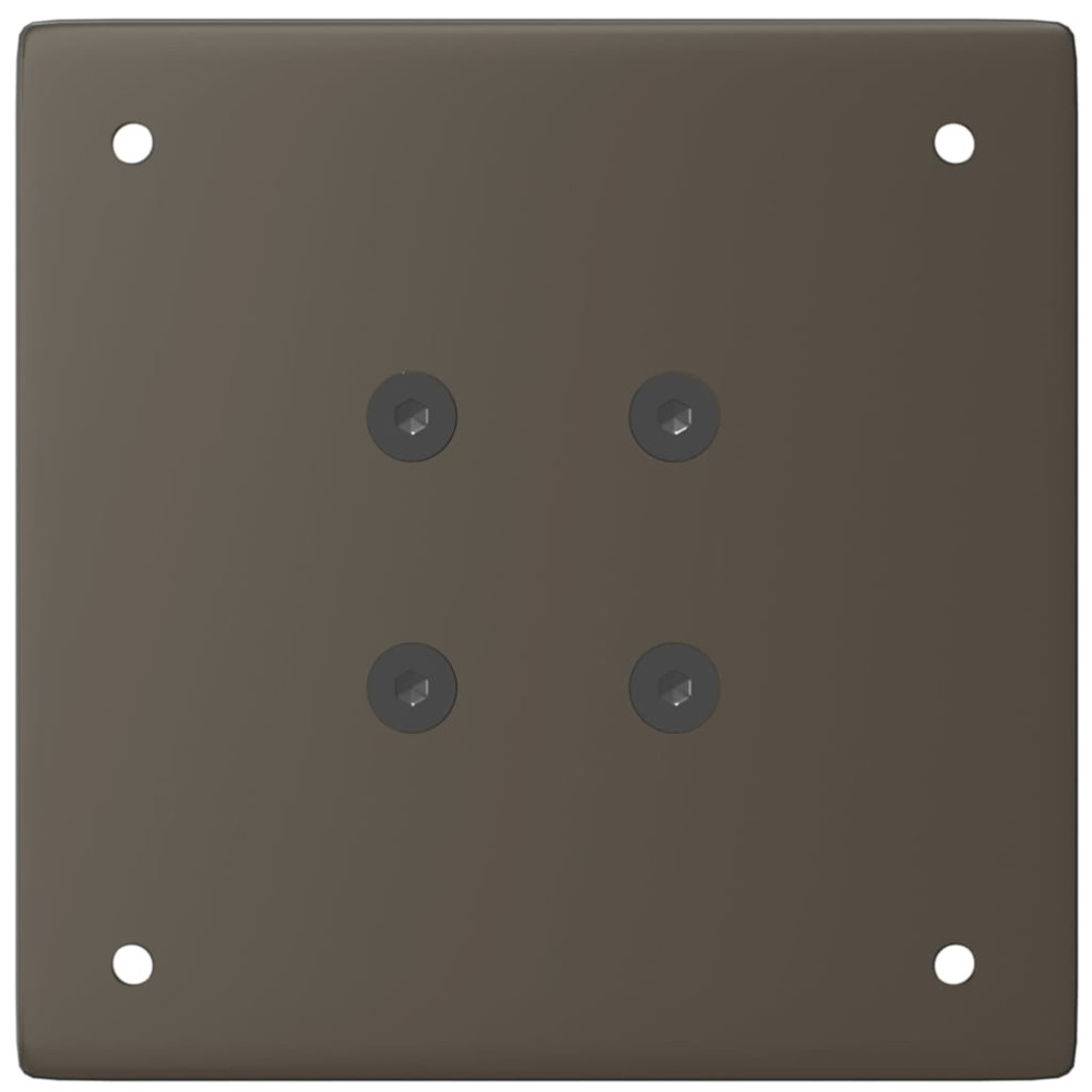 Produktbild för Soffbordsben 4 st naturstål 42-44 cm stål