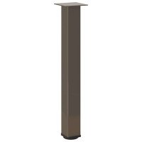 Produktbild för Konsolbordsben 4 st naturstål 72-74 cm stål