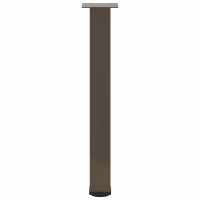 Produktbild för Konsolbordsben 4 st naturstål 72-74 cm stål
