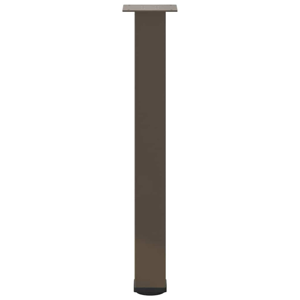 Produktbild för Konsolbordsben 4 st naturstål 72-74 cm stål