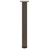 Produktbild för Konsolbordsben 4 st naturstål 72-74 cm stål