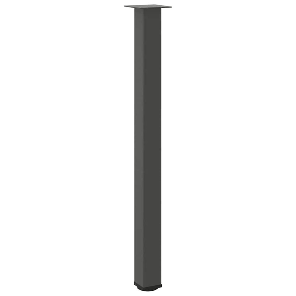 Produktbild för Barbordsben 4 st antracit 110-112 cm stål