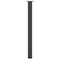 Produktbild för Barbordsben 4 st antracit 110-112 cm stål