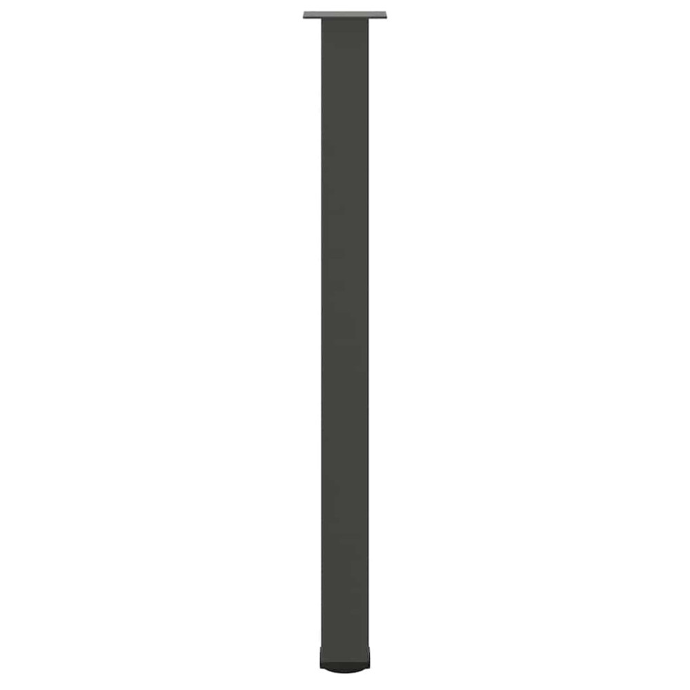 Produktbild för Barbordsben 4 st antracit 110-112 cm stål