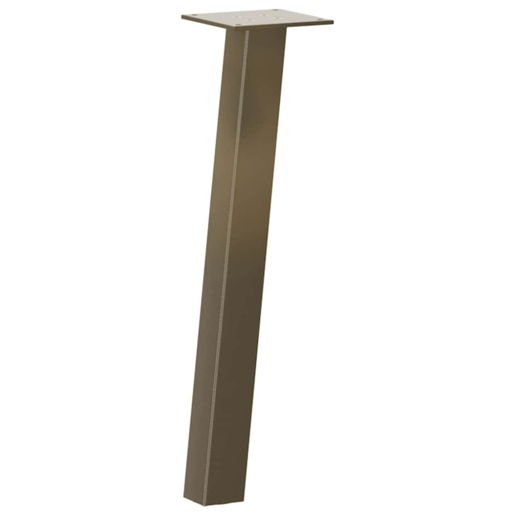 Produktbild för Soffbordsben 4 st naturstål 30 cm stål