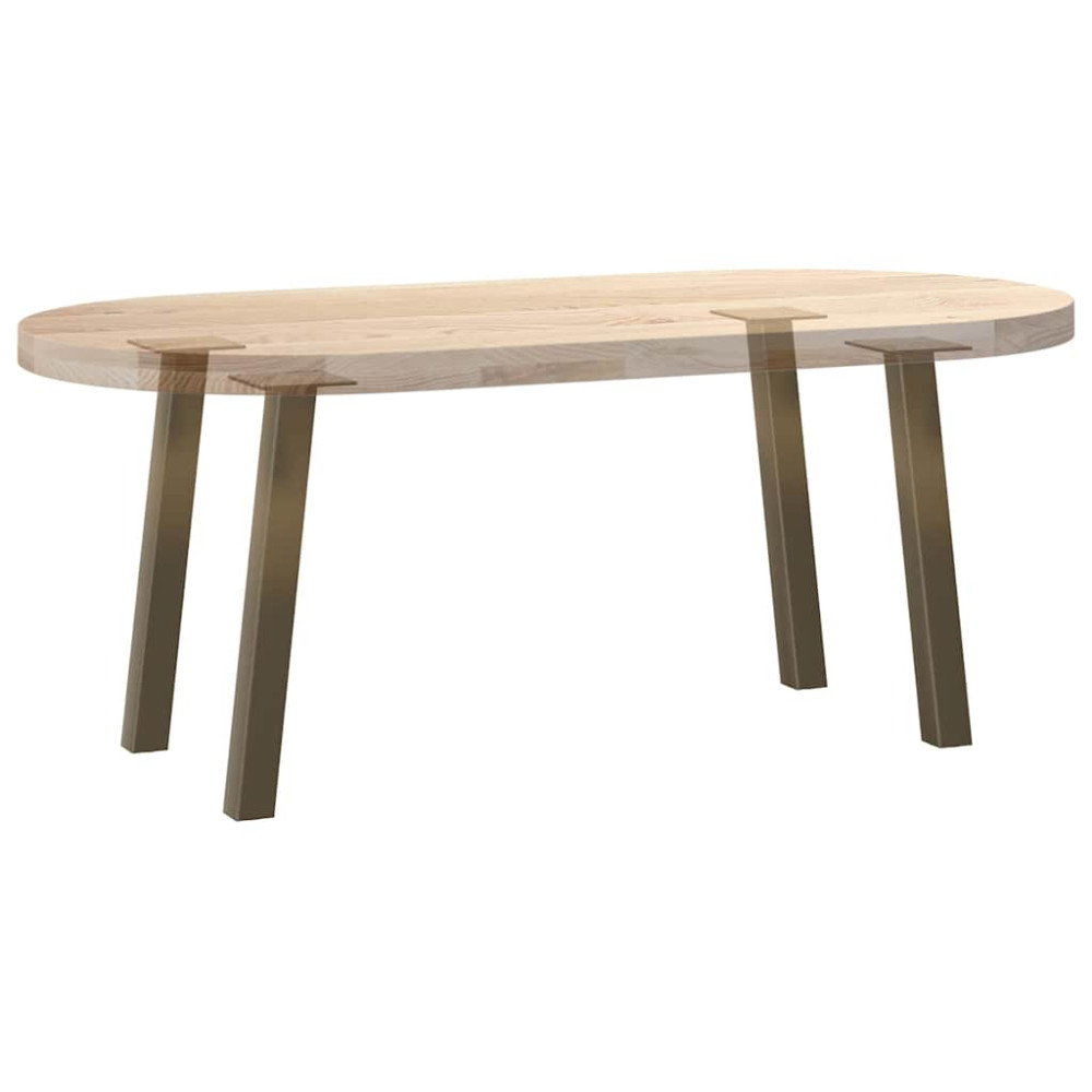 Produktbild för Soffbordsben 4 st naturstål 30 cm stål