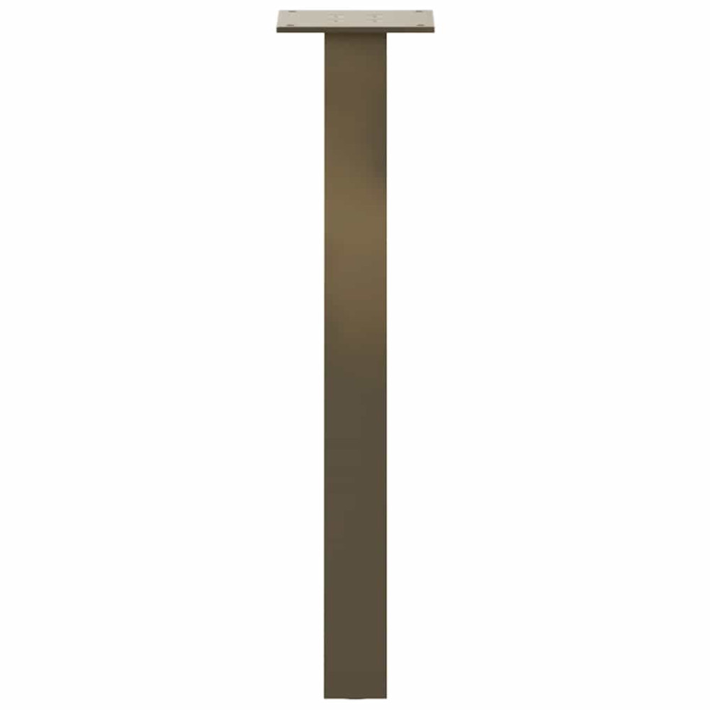 Produktbild för Soffbordsben 4 st naturstål 42 cm stål
