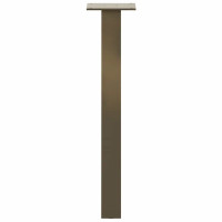 Produktbild för Soffbordsben 4 st naturstål 42 cm stål