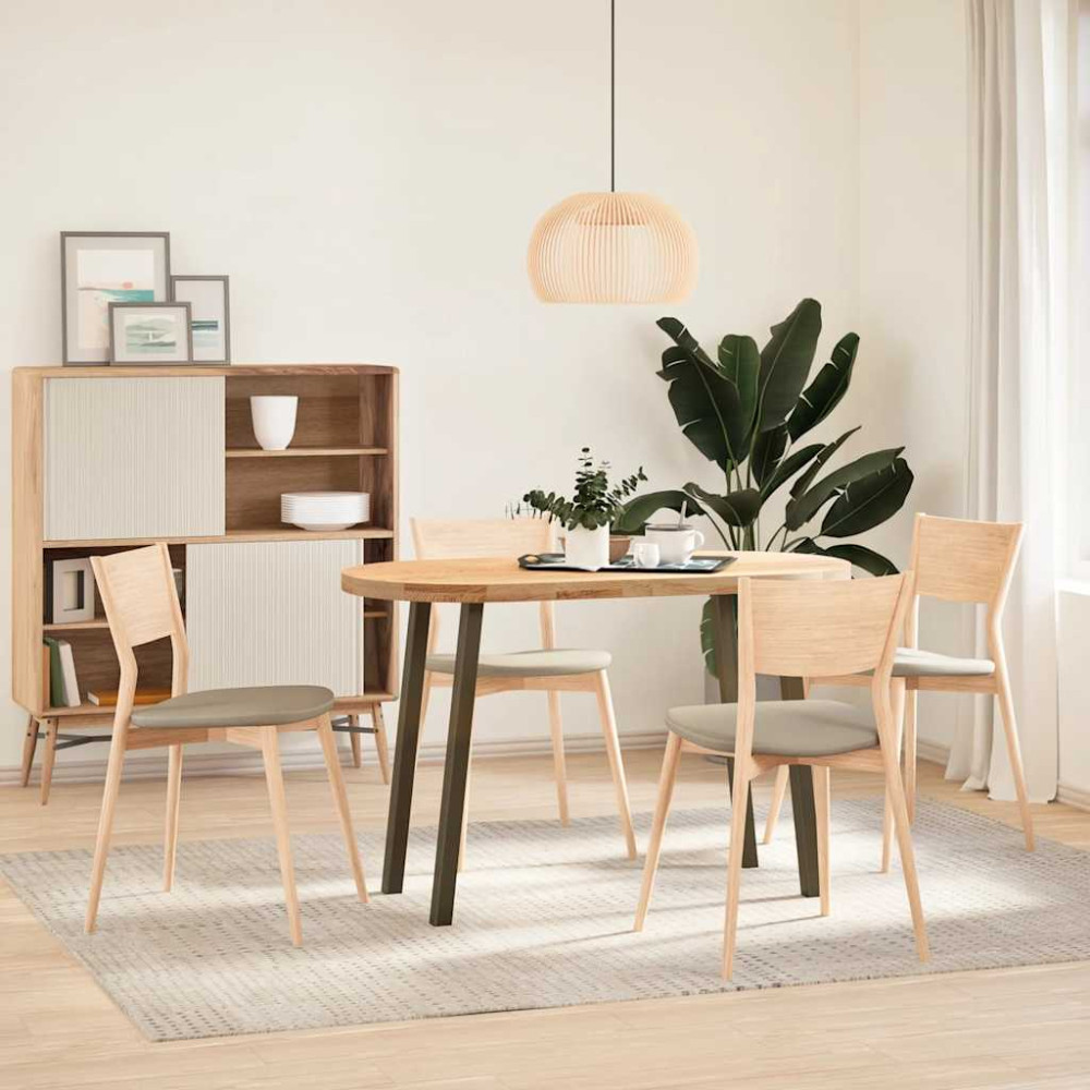 Produktbild för Konsolbordsben 4 st naturstål 72 cm stål