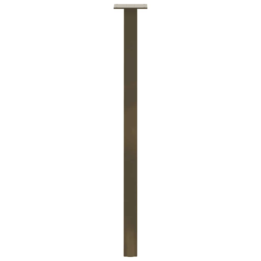 Produktbild för Konsolbordsben 4 st naturstål 72 cm stål