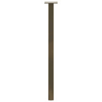 Produktbild för Konsolbordsben 4 st naturstål 72 cm stål