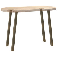 Produktbild för Konsolbordsben 4 st naturstål 72 cm stål