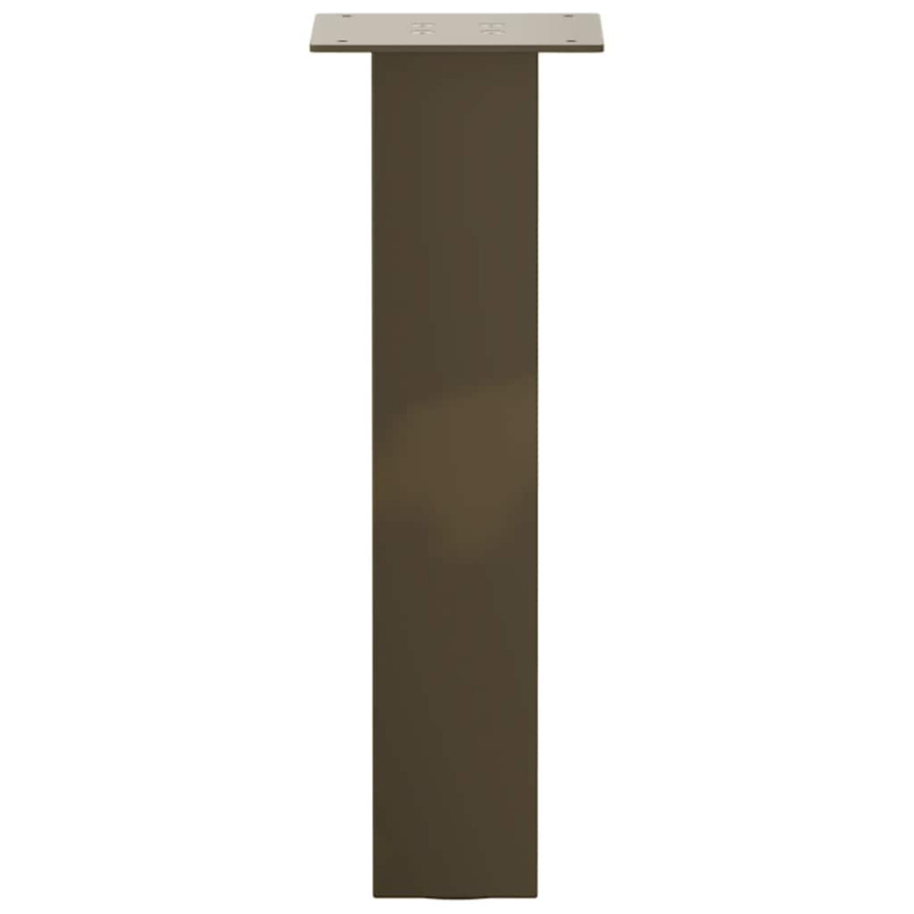 Produktbild för Soffbordsben 4 st naturstål 30 cm stål